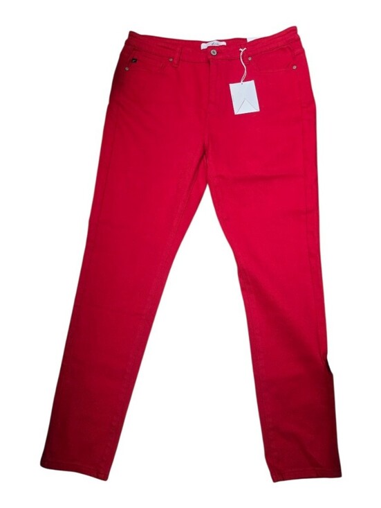 KanCan Denim - Kancan Bright Red Slim Jeans, Size 2XL, NWT
